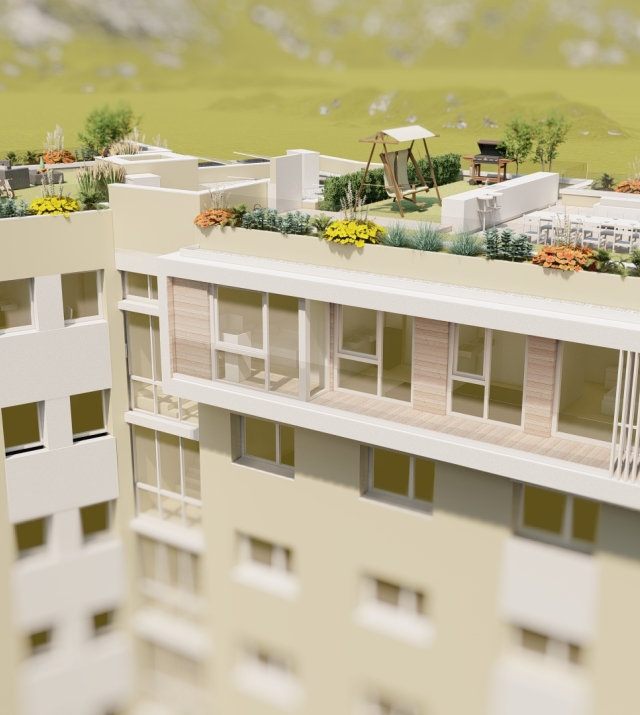 NEUBAUPROJEKT Bozen Quirein - Attikawohnung mit Dachterrasse