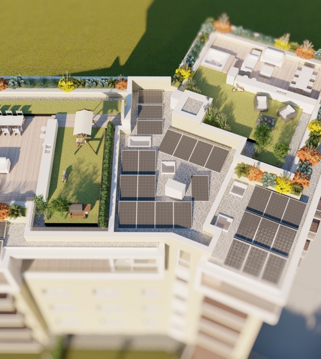 NEUBAUPROJEKT Bozen Quirein - Attikawohnung mit Dachterrasse