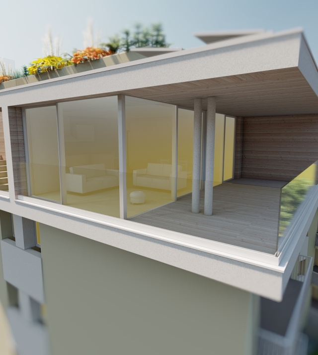 NEUBAUPROJEKT Bozen Quirein - Attikawohnung mit Dachterrasse