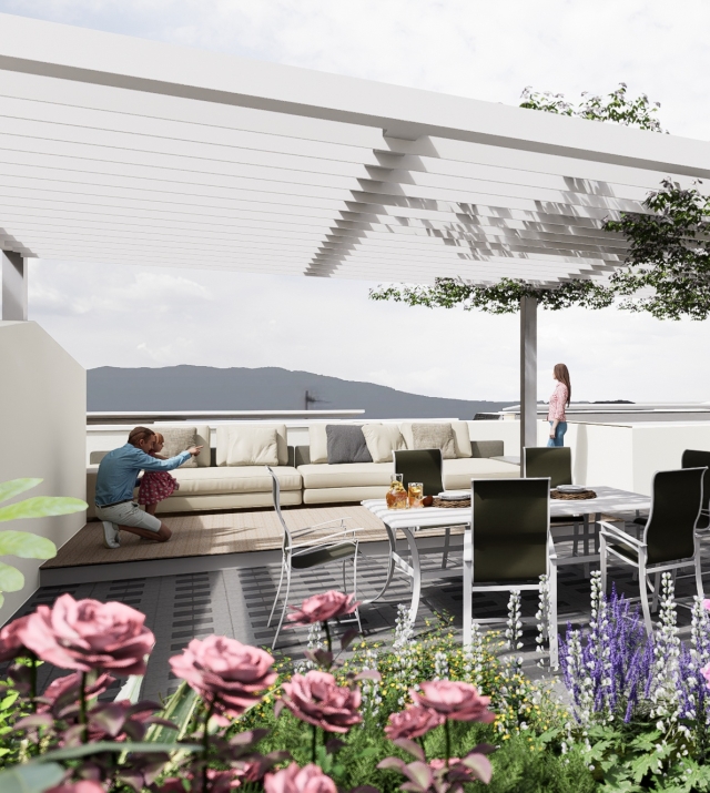 Penthouse mit bezaubernder Dachterrasse – Bozen Quirein