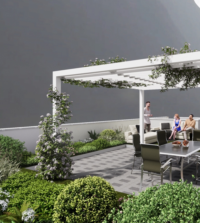 Attico con meraviglioso giardino pensile – Bolzano San Quirino