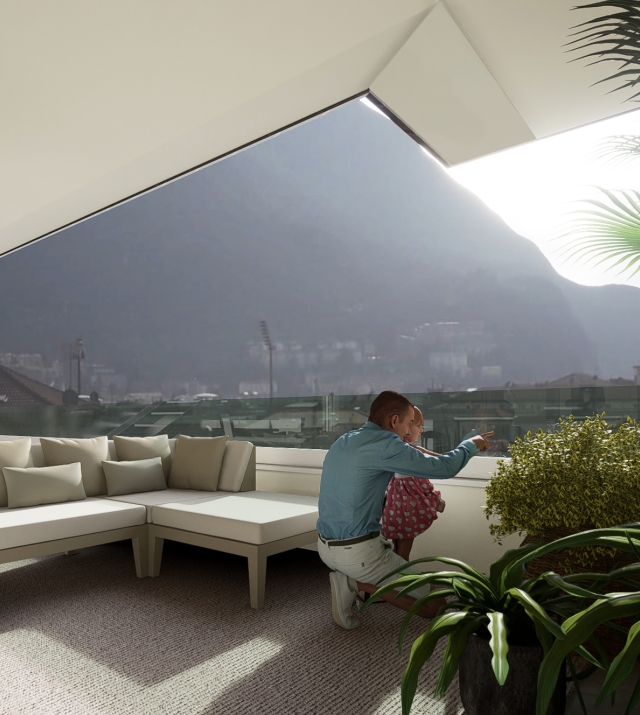 Penthouse mit bezaubernder Dachterrasse – Bozen Quirein