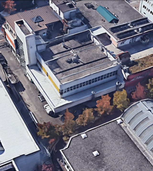 Gewerbehalle mit Vorhof und Büroflächen in Bozen Süd